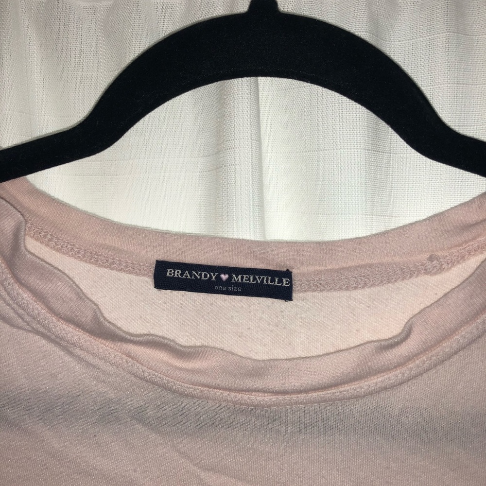 Brandy Melville Light Pink T-Shirt